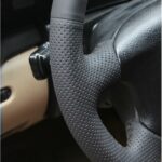 Couvre-volant noir respirant pour Volkswagen_2
