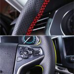 Protège volant de voiture en cuir microfibre pour BMW_2