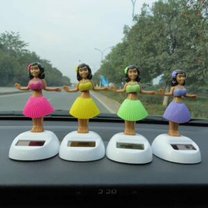 Figurine solaire Tahitienne dansante pour voiture_1